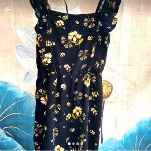Black floral dress Wild Fable XS